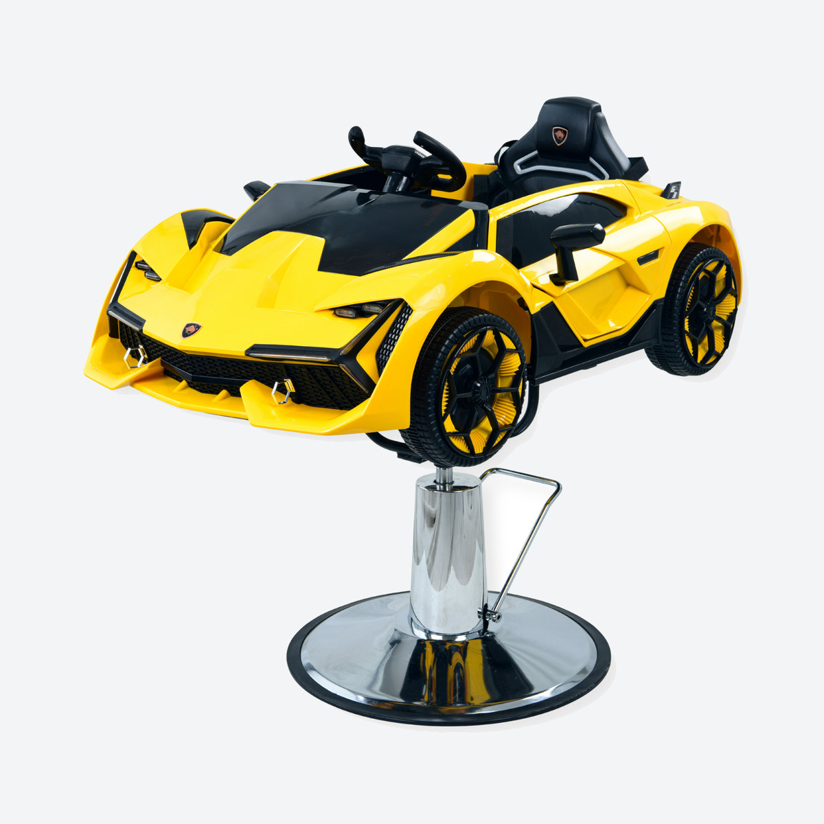 Barber Chair Kids Lamborghini Yellow