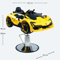 Barber Chair Kids Lamborghini Yellow