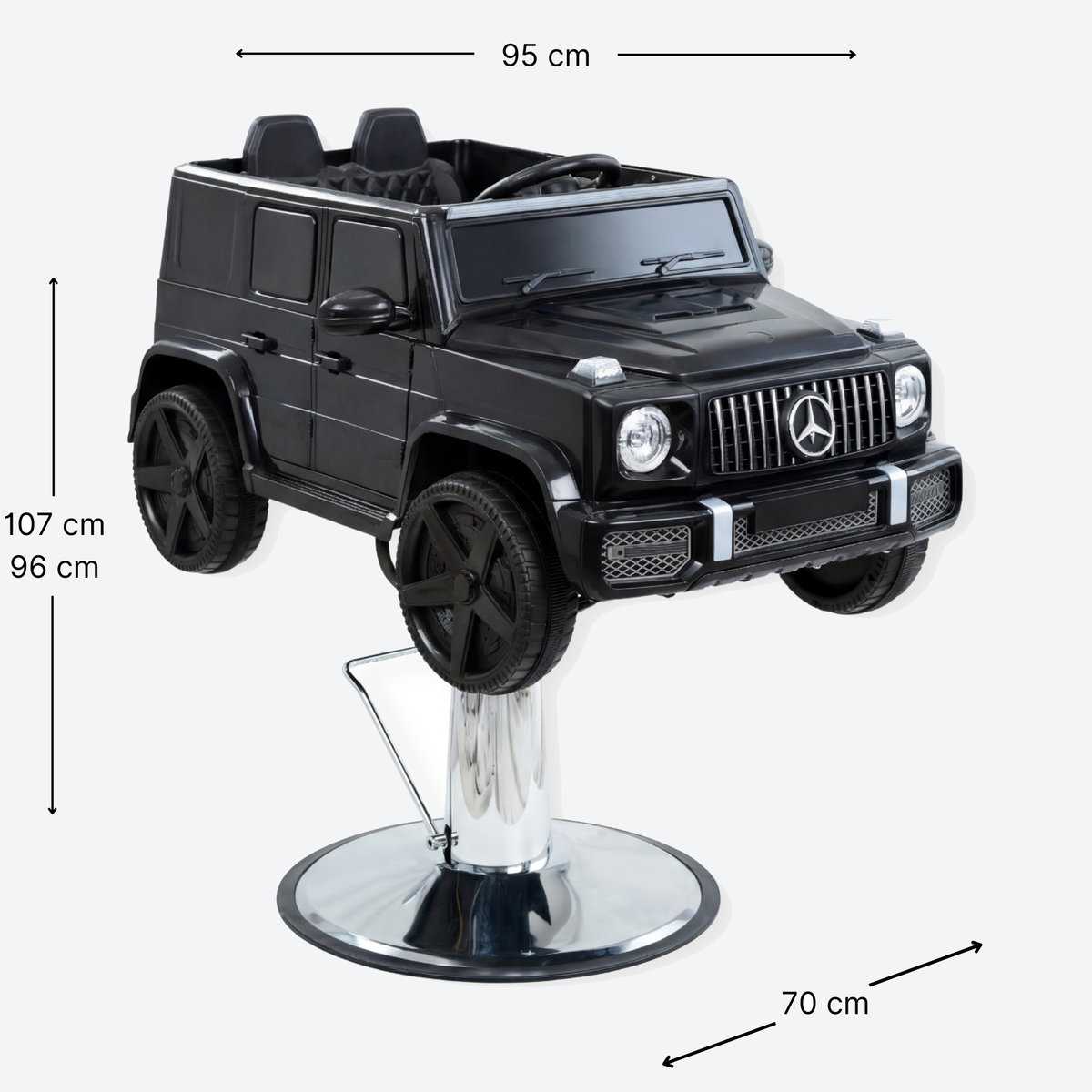Barber Chair Kids Mercedes-Benz Black