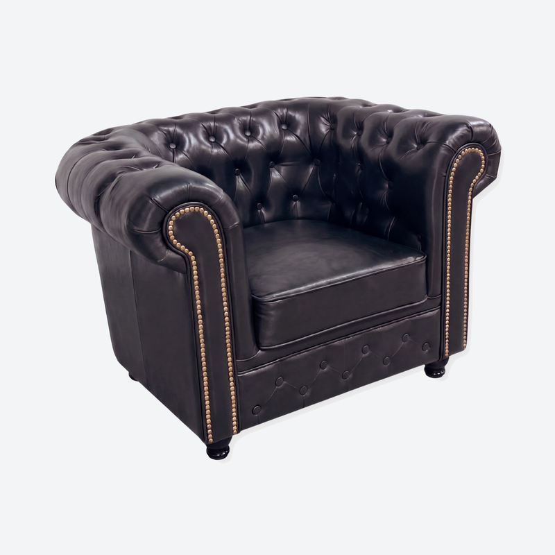 Armchair Chesterfield Black