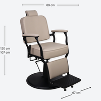 Barber Chair Regal Elite - Cream
