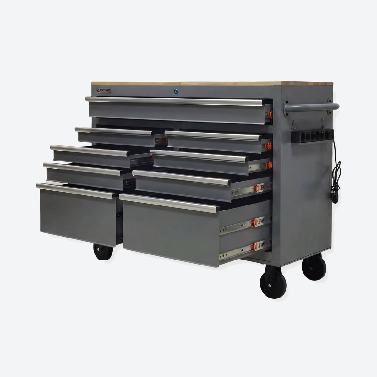 Barber Tool Cabinet - Grey