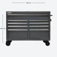 Barber Tool Cabinet - Grey