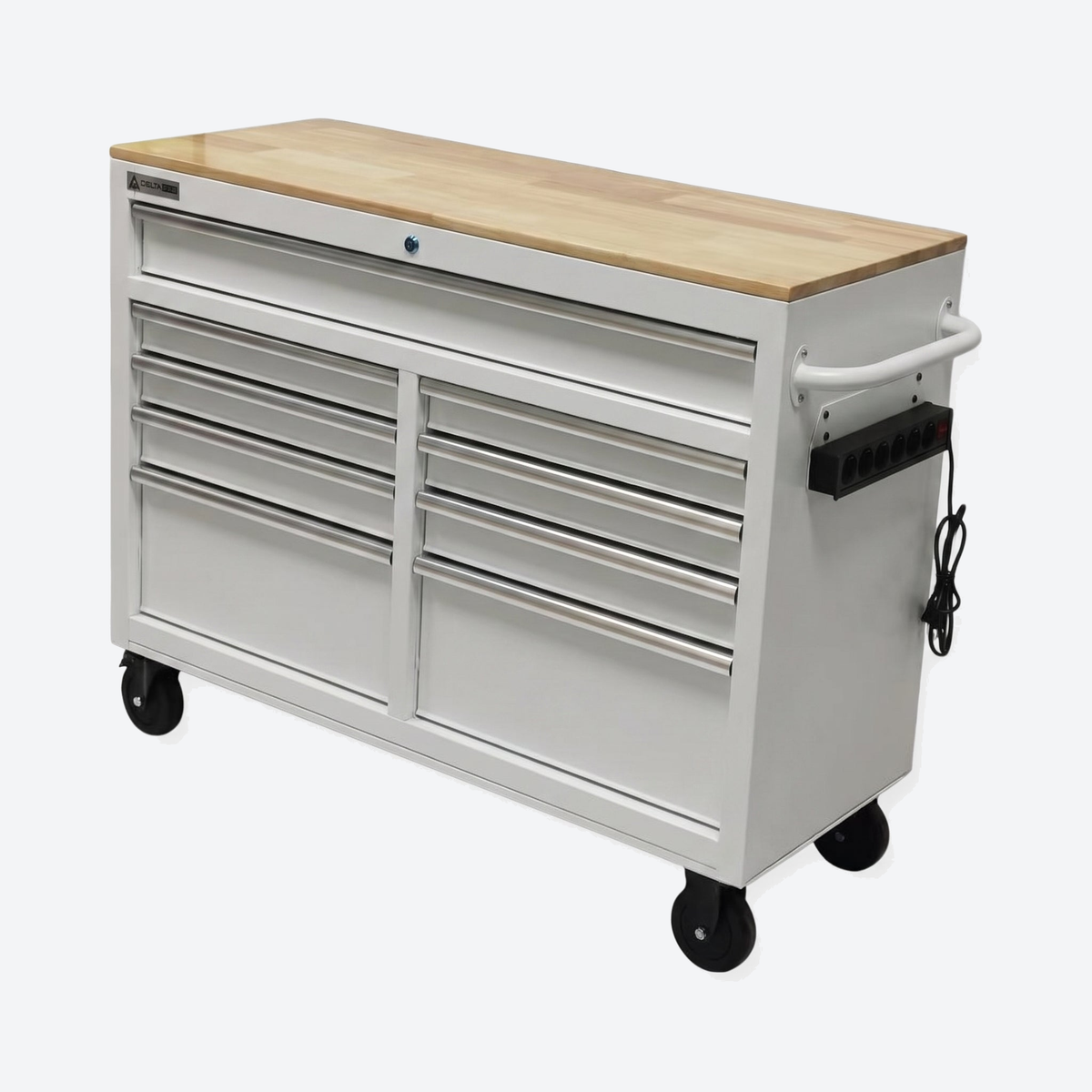 Barber Tool Cabinet - White