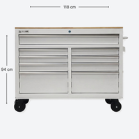 Barber Tool Cabinet - White