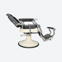 Barber Chair Baron Chrome / Black