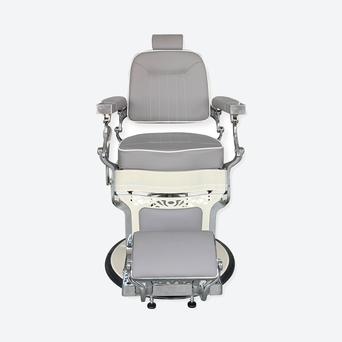 Barber Chair Baron Chrome / Grey