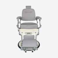 Barber Chair Baron Chrome / Grey
