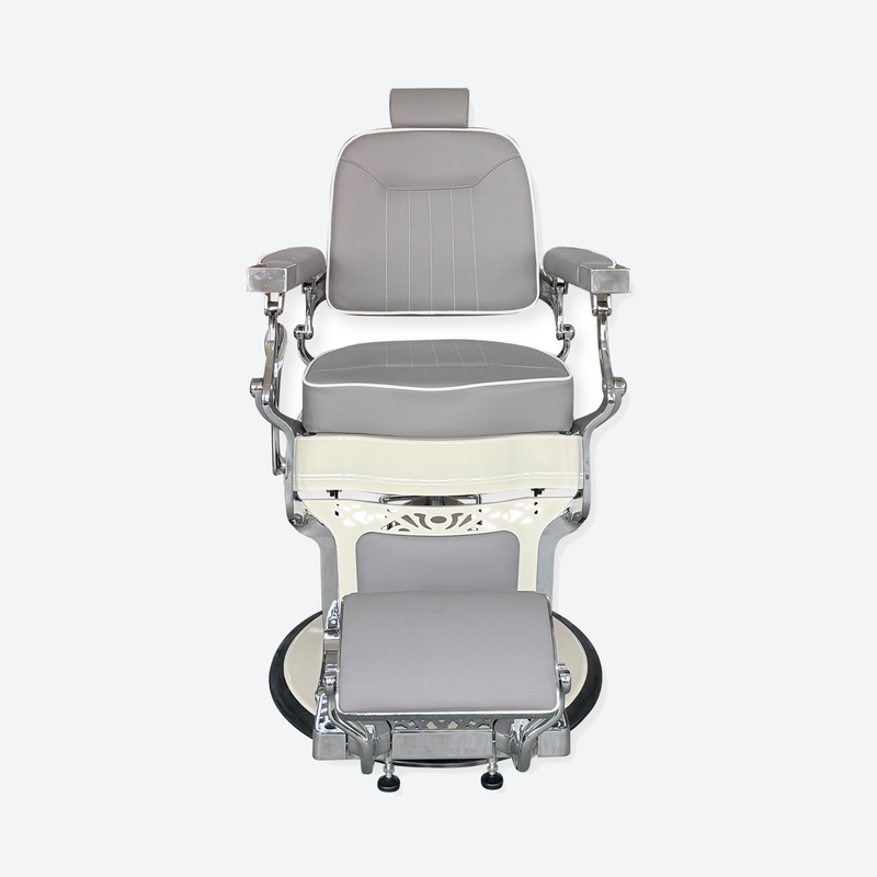 Barber Chair Baron Chrome / Grey
