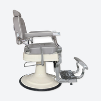 Barber Chair Baron Chrome / Grey