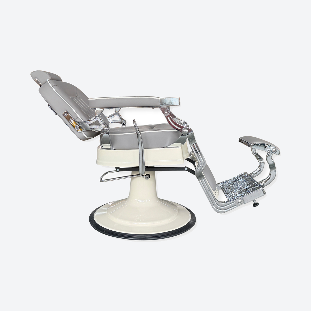 Barber Chair Baron Chrome / Grey