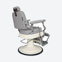 Barber Chair Baron Chrome / Grey