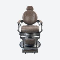 DeltaPro - Barber Chair - DBC006 - Monarch - Grey/Brown