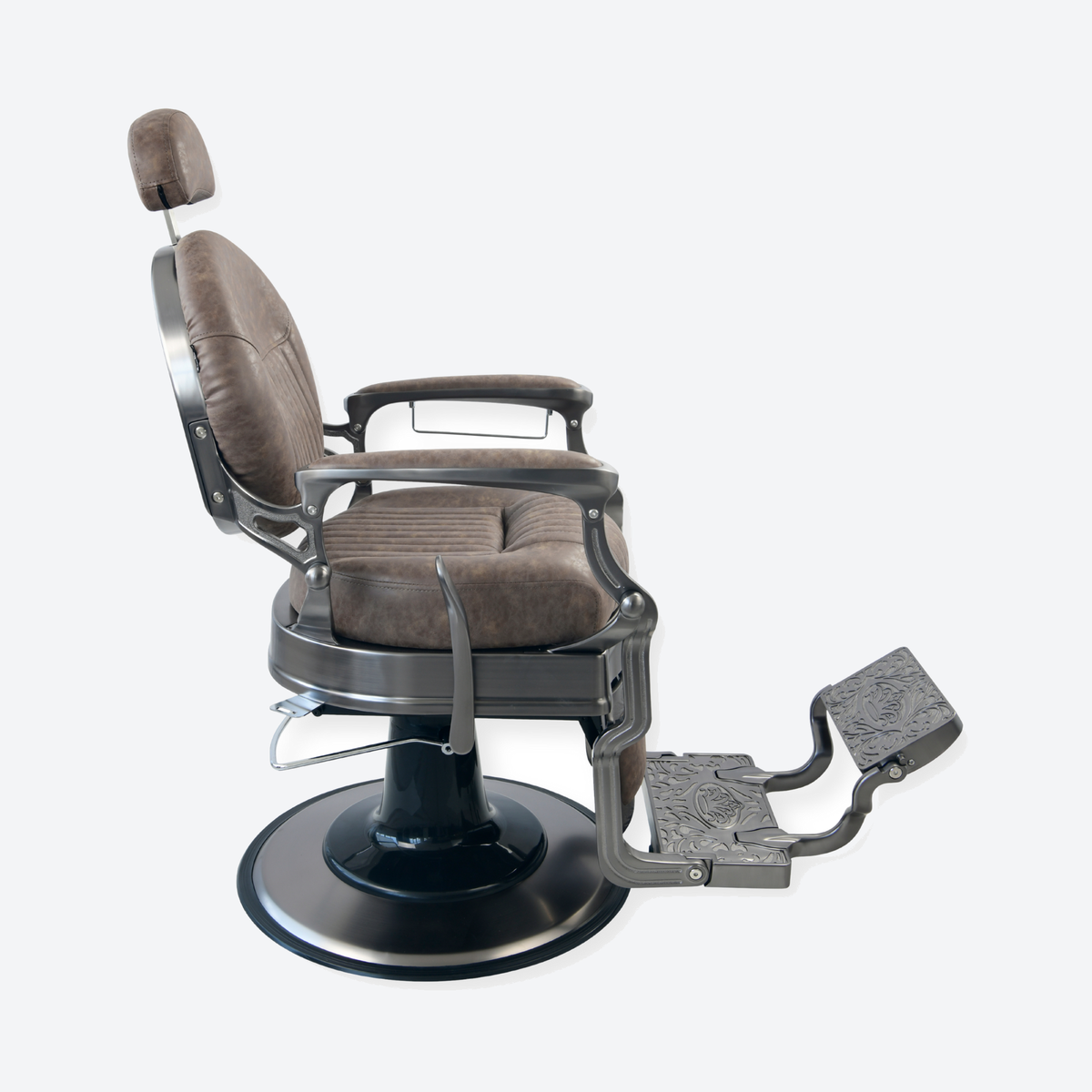 DeltaPro - Barber Chair - DBC006 - Monarch - Grey/Brown