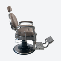 DeltaPro - Barber Chair - DBC006 - Monarch - Grey/Brown