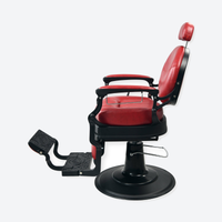 DeltaPro - Barber Chair - DBC006 - Monarch - Black/Red