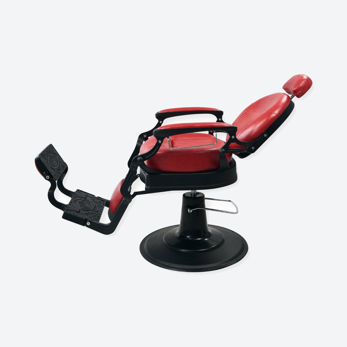 DeltaPro - Barber Chair - DBC006 - Monarch - Black/Red