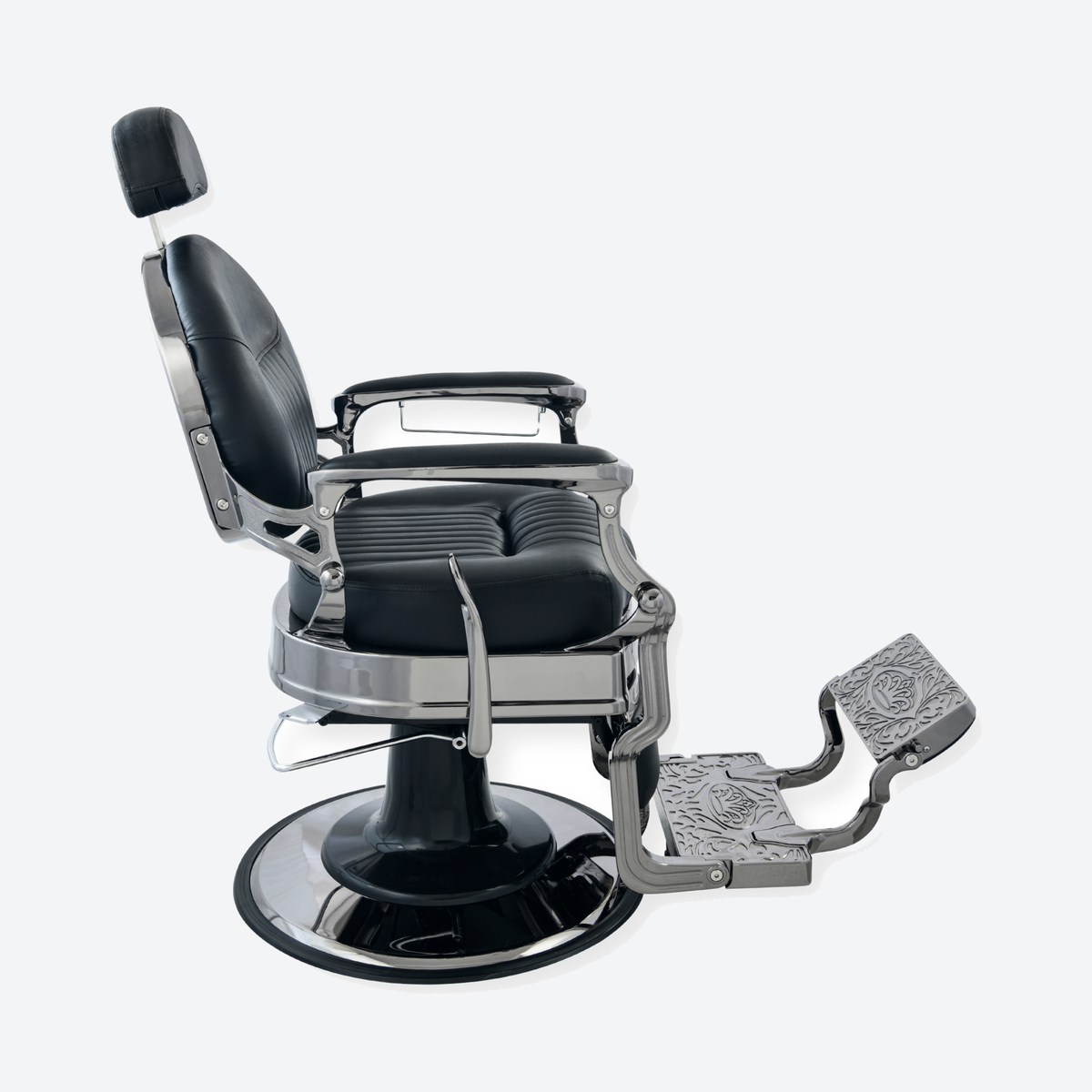 DeltaPro - Barber Chair - DBC006 - Monarch - Gloss Black