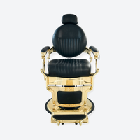 DeltaPro - Barber Chair - DBC006 - Monarch - Gold/Black
