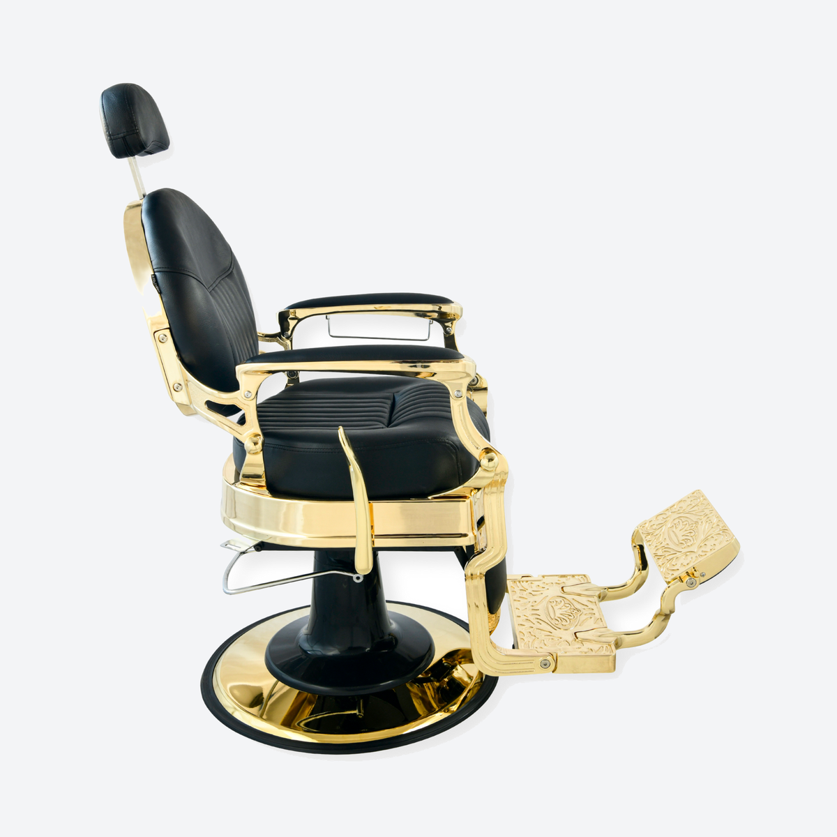 DeltaPro - Barber Chair - DBC006 - Monarch - Gold/Black