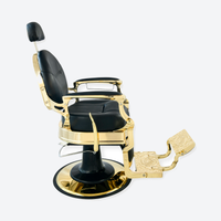 DeltaPro - Barber Chair - DBC006 - Monarch - Gold/Black