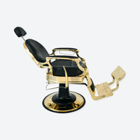 DeltaPro - Barber Chair - DBC006 - Monarch - Gold/Black