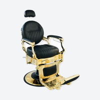 DeltaPro - Barber Chair - DBC006 - Monarch - Gold/Black