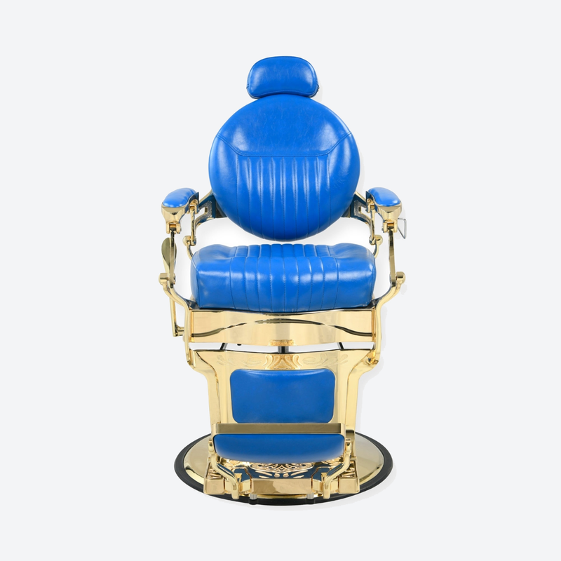 DeltaPro - Barber Chair - DBC006 - Monarch - Gold/Blue