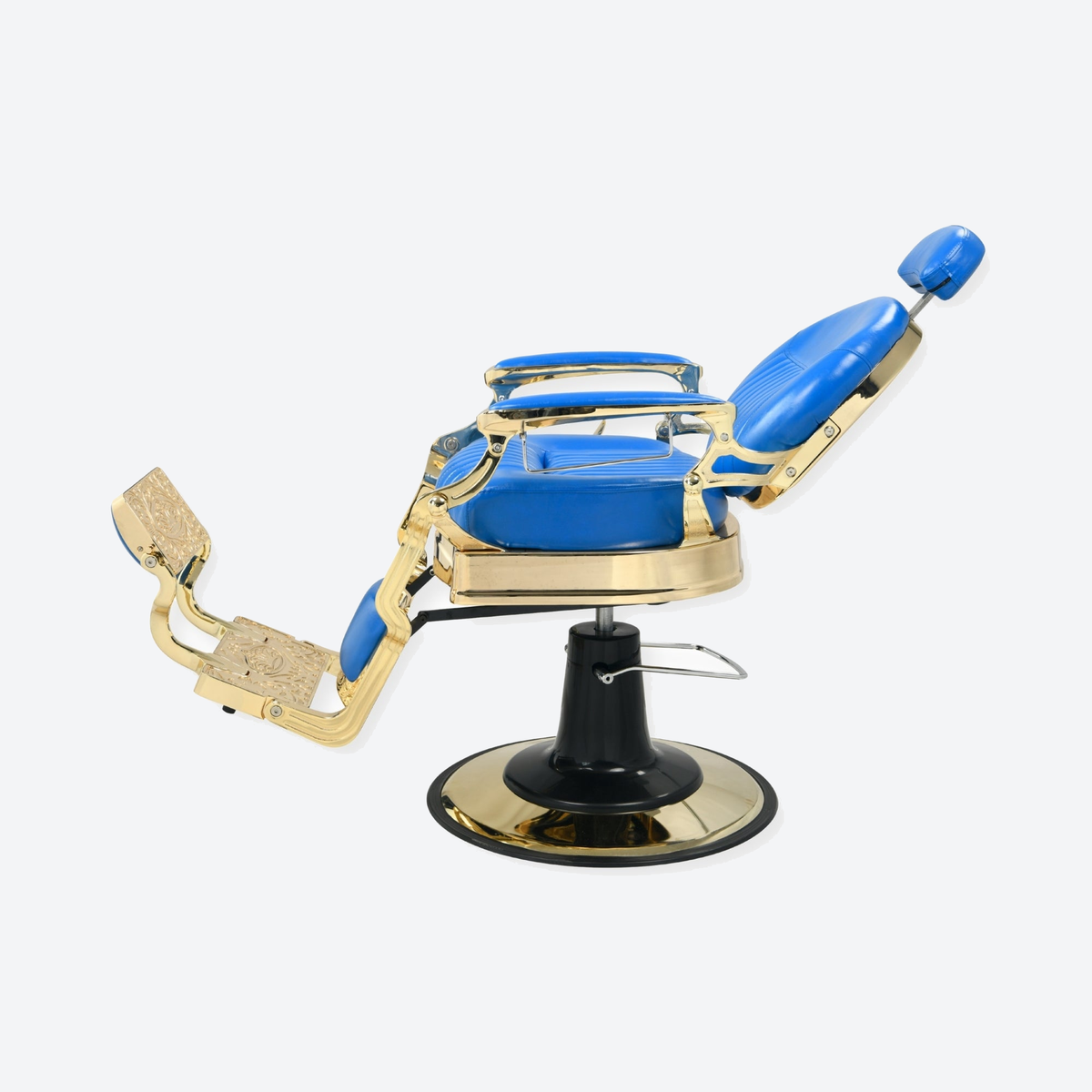 DeltaPro - Barber Chair - DBC006 - Monarch - Gold/Blue