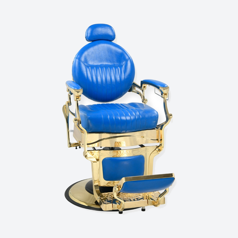 DeltaPro - Barber Chair - DBC006 - Monarch - Gold/Blue