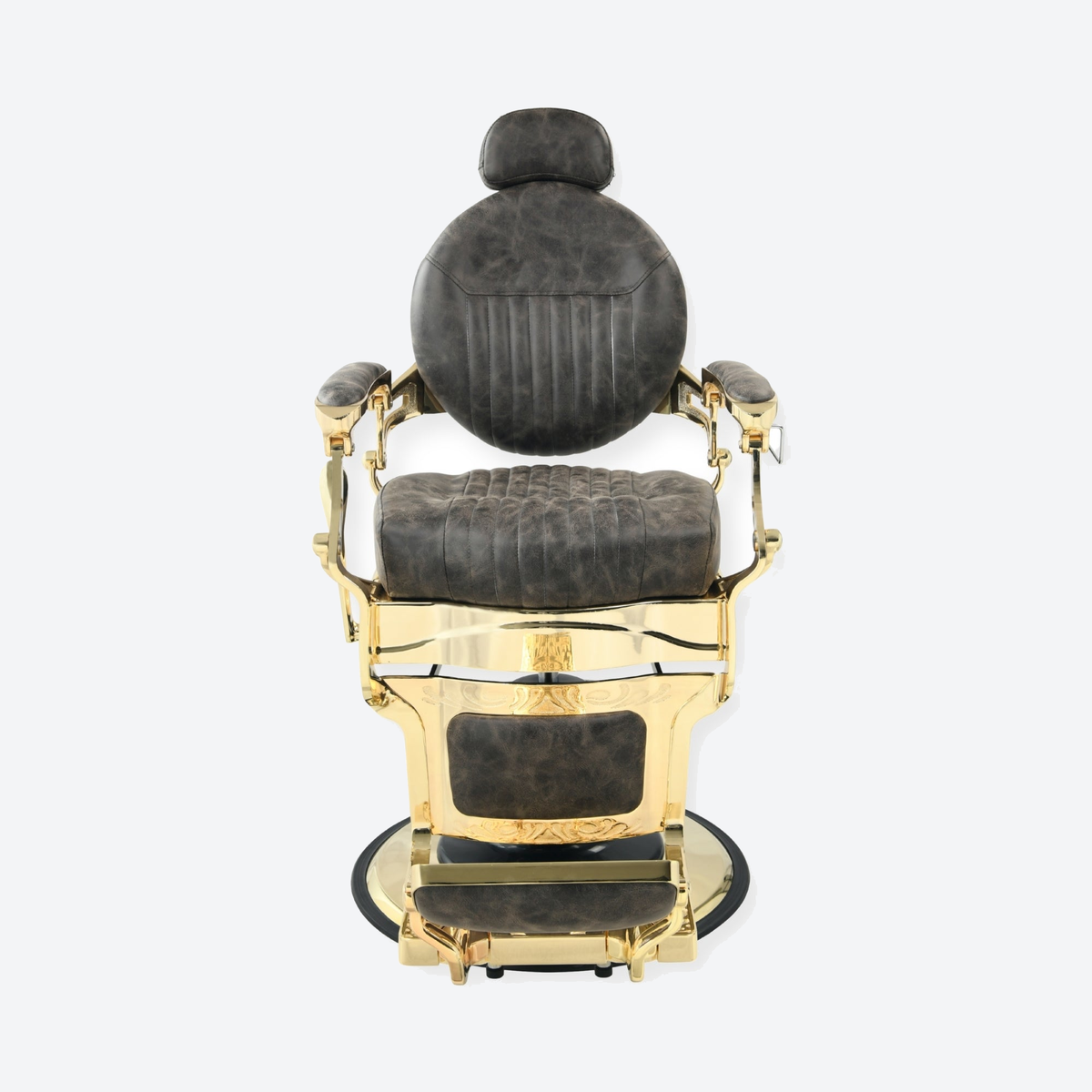 DeltaPro - Barber Chair - DBC006 - Monarch - Gold/Brown
