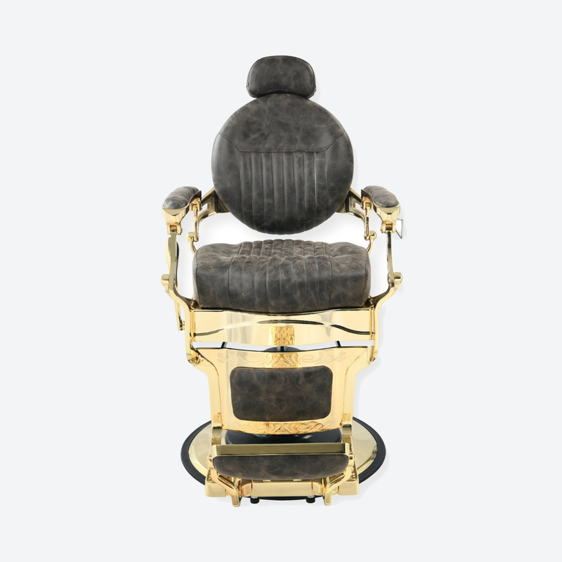 DeltaPro - Barber Chair - DBC006 - Monarch - Gold/Brown