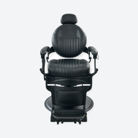 DeltaPro - Barber Chair - DBC006 - Monarch - Matte Black