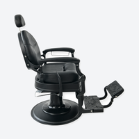 DeltaPro - Barber Chair - DBC006 - Monarch - Matte Black