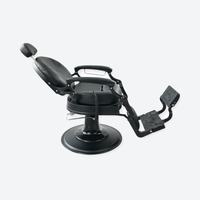 DeltaPro - Barber Chair - DBC006 - Monarch - Matte Black