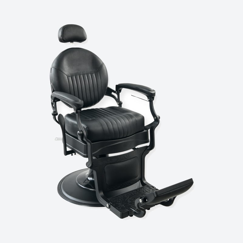 DeltaPro - Barber Chair - DBC006 - Monarch - Matte Black