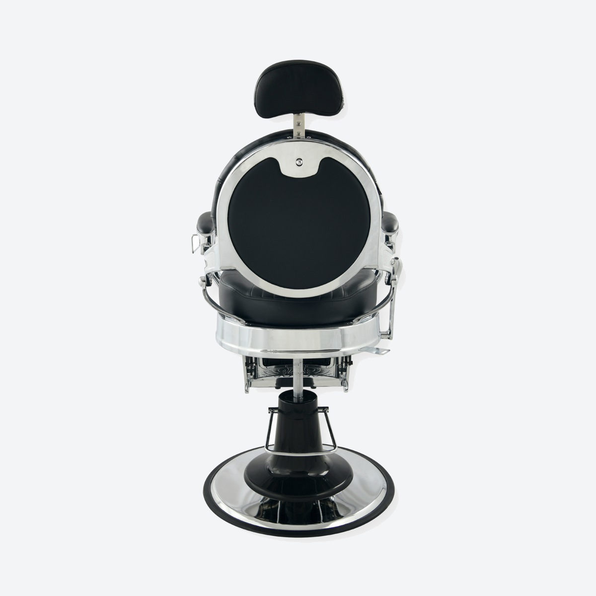 DeltaPro - Barber Chair - DBC006 - Monarch - Silver/Black