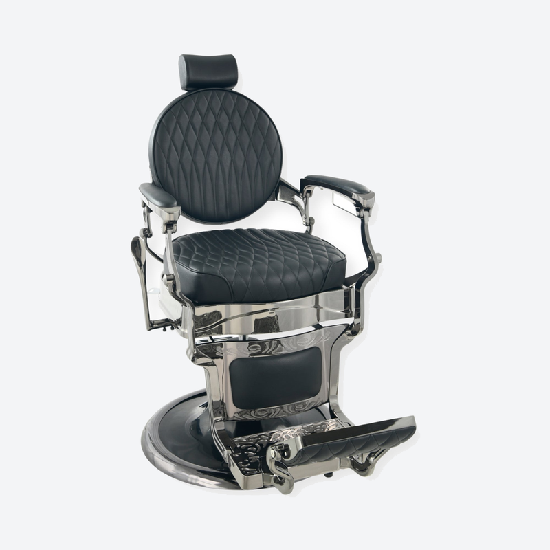 DeltaPro - Barber Chair - DBC009 - Cavalier - Gloss Black