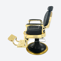 DeltaPro - Barber Chair - DBC009 - Cavalier - Gold/Black