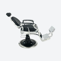 DeltaPro - Barber Chair - DBC009 - Cavalier - Silver/Black