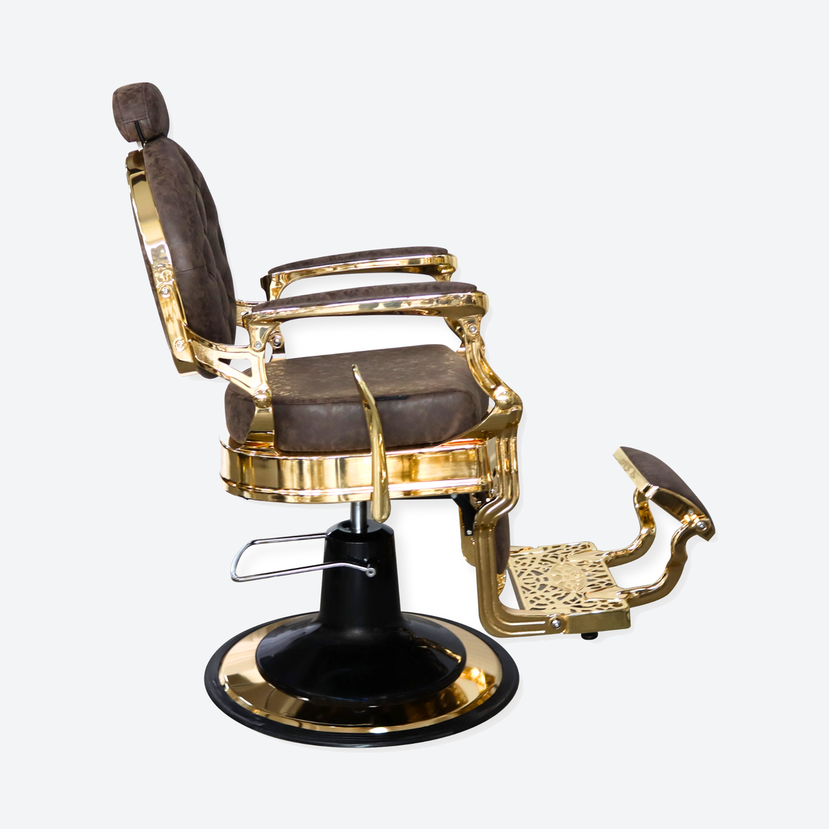 Barber Chair Senior - Gold/Brown