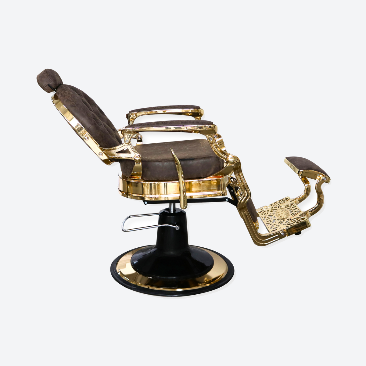 Barber Chair Senior - Gold/Brown