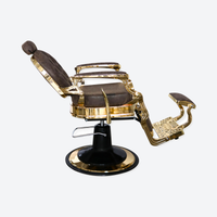 Barber Chair Senior - Gold/Brown