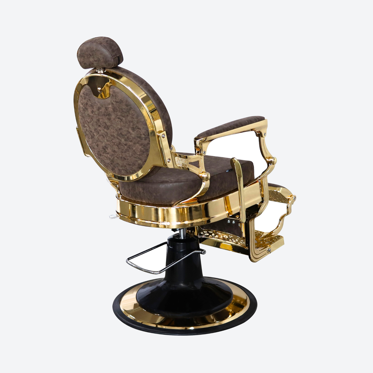 Barber Chair Senior - Gold/Brown