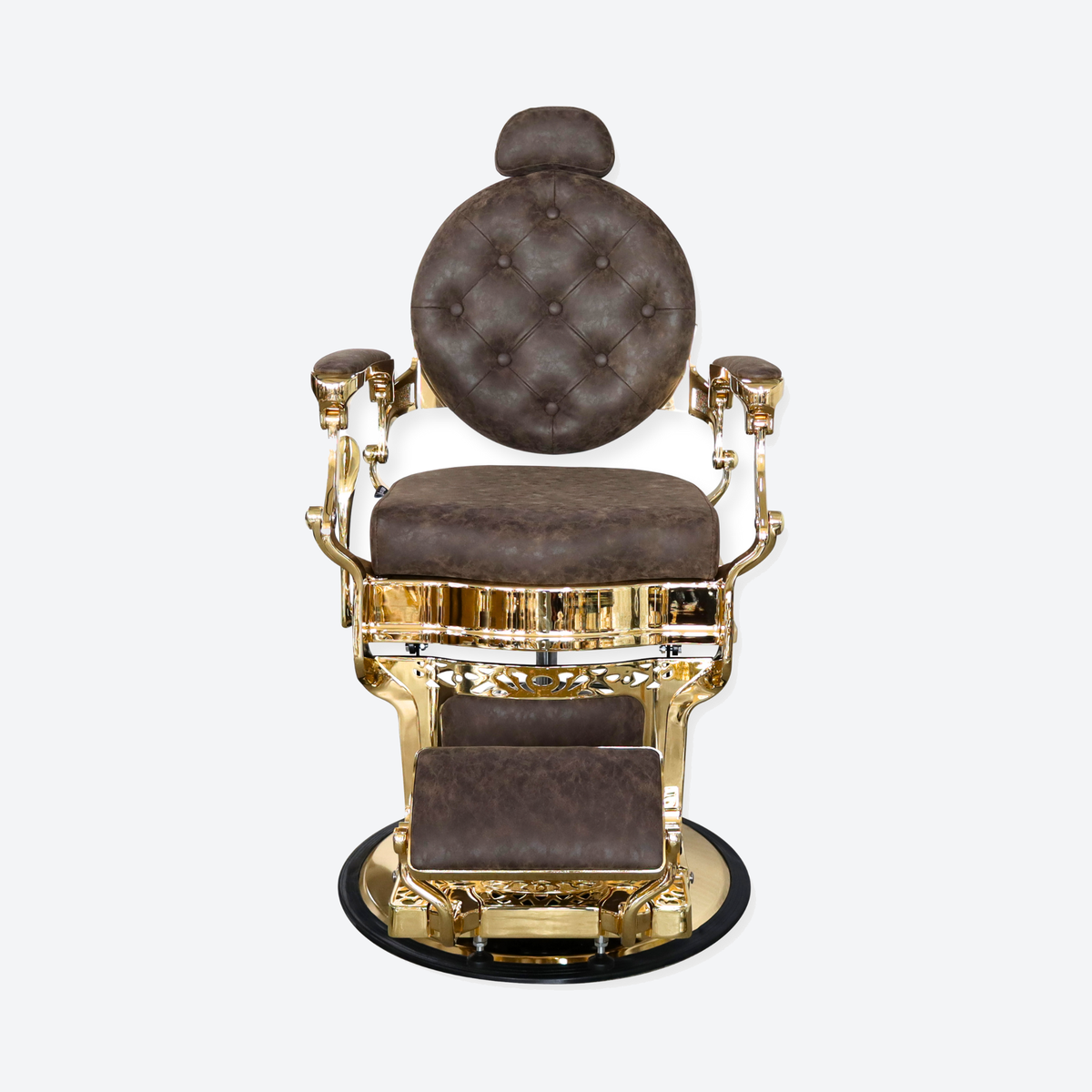 Barber Chair Senior - Gold/Brown
