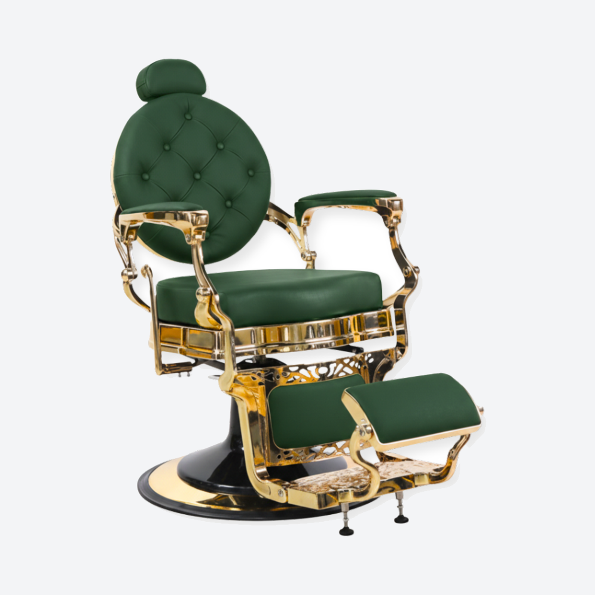 Barber Chair Senior - Gold/Green