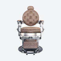 Barber Chair Senior - Grey/Brown