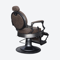 Barber Chair Senior - Grey/Brown
