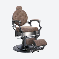 Barber Chair Senior - Grey/Brown