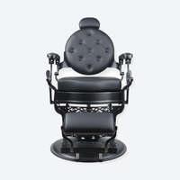 Barber Chair Senior - Matte Black